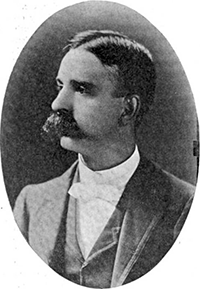 A photograph of Eugene Cunningham Branson published in 1901. Image from Google Books.