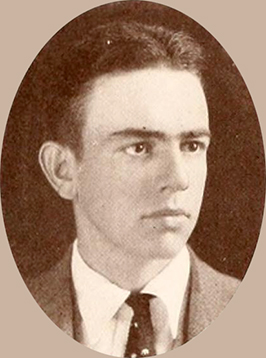 A photograph of John Bethune Carlyle, Jr. from the 1922 Wake Forest College Yearbook. Image from the University of North Carolina at Chapel Hill. 