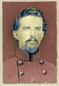 A retouched photograph of Daniel Branson Coltrane from a proof sheet for Clark's Regimental Histories.  Image from the North Carolina Museum of History.