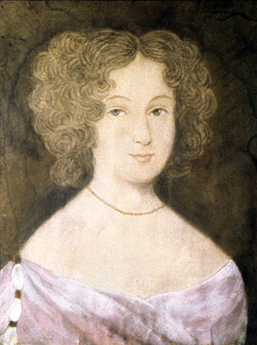 Portrait of Frances Culpeper, by an unknown artist, circa 1660. Private collection; photograph courtesy of the Museum of Early Southern Decorative Arts (MESDA) at Old Salem, MRF 6958