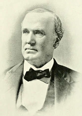 A photograph of John W. Cunningham published in 1892. Image from Archive.org.