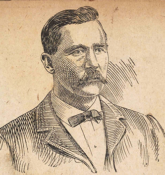 An engraving of Elijah Longstreet Daughtridge published circa 1912. Image from the Braswell Memorial Library, Rocky Mount, N.C.