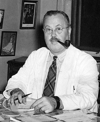 A photograph of Dr. Wilburt Cornell Davison circa 1940. Image courtesy Duke University Medical Center Archives.