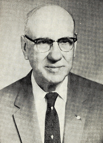 A photograph of Emery Byrd Denny published in 1973. Image from the Internet Archive.