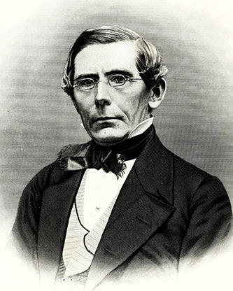An engraving of Dr. James Henderson Dickson. Image from Archive.org.