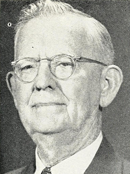 A photograph of Arminius Gray Dixon published in 1962. Image from the Internet Archive.