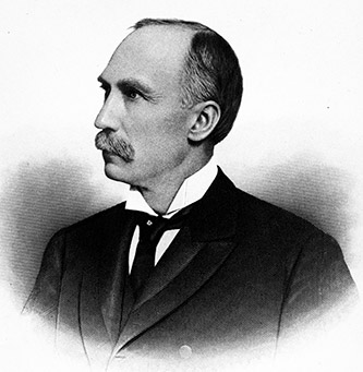 Engraving of Rufus Alexander Doughton, 1906. Image from the State Archives of North Carolina.