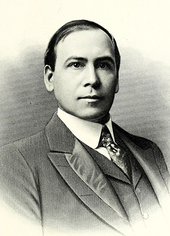 An engraving of Adolphus Hill Eller published in 1917. Image from the Internet Archive / N.C. Goverment & Heritage Library.