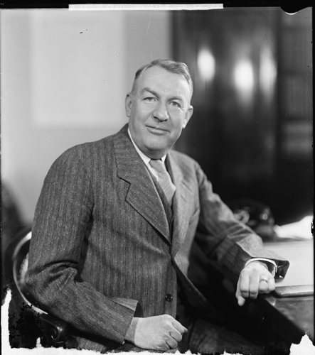 Photographic portrait of the Hon. Sam Ervin, circa 1945.  By Harris & Ewing.  Item LC-H25-320728-G, Harris & Ewing Collection, Library of Congress Prints & Photgraphs Online Catalog. 
