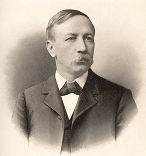 Engraving of Henry Elias Fries, circa 1906. Image from Digital Forsyth/Wake Forest University.