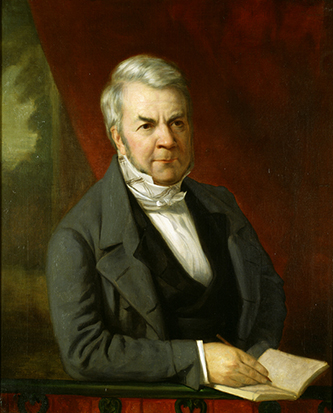 A portrait of Joseph Gales, Junior, by George Peter Alexander Healy, circa 1844. Image from the United States Senate.