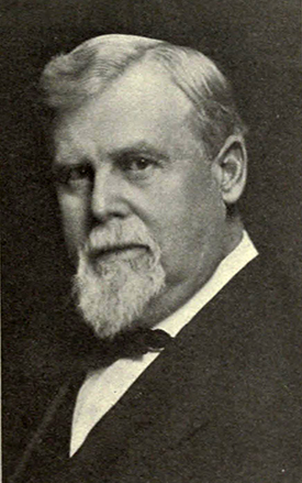 A photograph of William A. Graham, Jr. (1839-1923) published in 1911. Image from the Internet Archive.