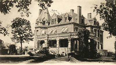 A postcard of Egbert C. B. Hambley's house in Salisbury, circa 1907. Image from the North Carolina Collection, University of North Carolina at Chapel Hill.