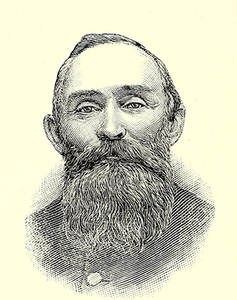 An engraving of William Bernard Harrell published in 1893. Image from the Internet Archive.