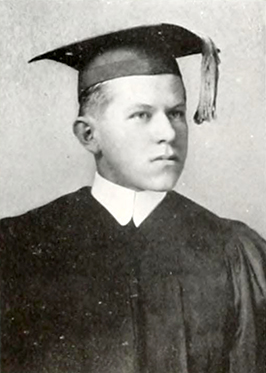 "Francis James Heazel, Roanoke, Va." Photograph. Calyx vol. 18. [Lexington, Virginia]: Students of Washington and Lee University. 1912. 34.