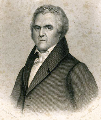 Engraving of Judge Leonard Henderson. Image from the North Carolina Museum of History.