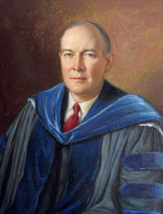 Williams, Charles Sneed. "Henry H. Hill 1894 - 1987." Portrait. Vanderbilt Collection, Peabody Campus, Wyatt Center, Vanderbilt University. 1951. Tennessee Portrait Project. National Society of Colonial Dames of America in Tennessee.