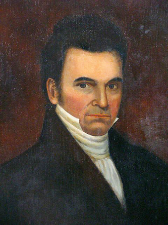 A portrait of Charles Applewhite Hill by an unknown artist, circa 1820s. Image courtesy by Leland Little Auction & Estate Sales, Ltd.