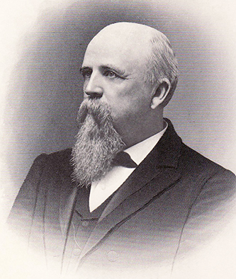 A 1906 engraving of Franklin P Hobgood. Image from the State Library of North Carolina.