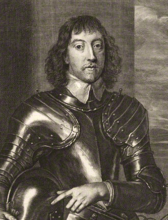 Lombart, Pierre, after Sir Anthony Van Dyck. "Henry Frederick Howard, 15th Earl of Arundel, 5th Earl of Surrey and 2nd Earl of Norfolk." Engraving. Circa 1660. National Portrait Gallery, London.