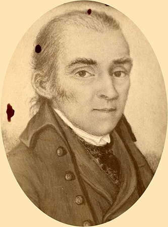 Photograph of a miniature portrait of Allen Jones. Image from the New York Public Library Digital Gallery.