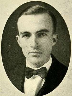 John Hosea Kerr, Junior's 1921 college yearbook photo. Image from the University of North Carolina at Chapel Hill.
