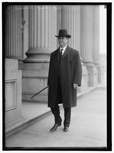Photograph of Claude Kitchin, Representative from North Carolina, 1914. By Harris & Ewing, from the Harris & Ewing Collection, Library of Congrees Prints & Photographs Online Catalog. 
