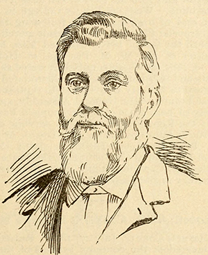 An engraving of William Hodge Kithin published in 1893. Image from the Internet Archive.
