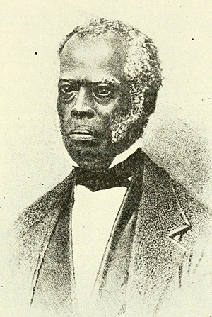 Lithographic portrait of Lunsford Lane. From the History of North Carolina. Vol. 2. Chicago: Lewis Publishing Co. 1919.