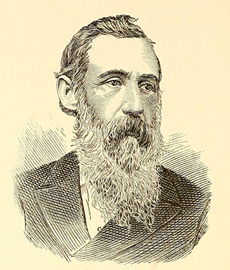 An engraving of Richard Henry Lewis (1832-1917) published in 1886. Image from the Internet Archive.