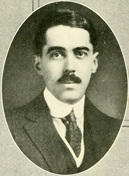 A photograph of William Lunsford Long published in 1921. Image from the University of North Carolina at Chapel Hill.