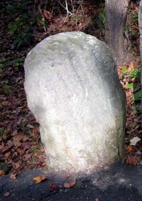 Photograph of the 1815 Chronicle Monument at Kings Mountain National Military Park.  William MacLean erected the monument to honor the Patriot soldiers William Chronicle, John Mattocks, William Raab and John Boyd and that of Loyalist Major Patrick Ferguson. Used courtesy of Commemorative Lanscapes of North Carolina. 