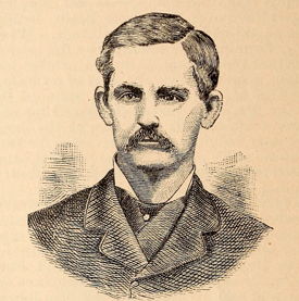 An engraving published in 1885 of Alfred Augustus McKethan's son, Alfred A. McKethan, Jr. Image from the Internet Archive.