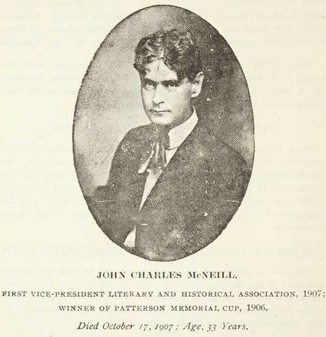 John Charles McNeill. Photo is courtsey from the North Carolina Digital Collection.