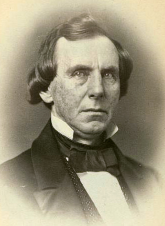 A photograph of John McQueen from 1859. Image from the Library of Congress.
