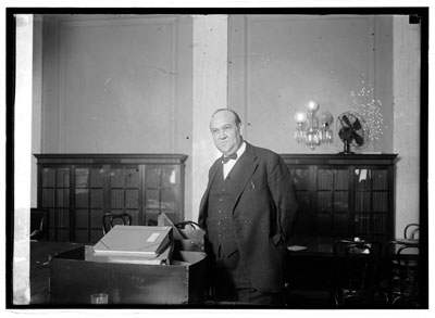 Gaston B. Means, March 14, 1924.  From the National Photo Company Collection, Library of Congress Prints & Photographs Division, Online Catalog.  