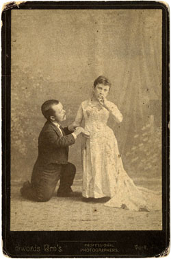 Photograph of John and Mariah Nail Mertz, circa 1883, from the Davie County Public Library, Digital Davie.  Image used by permission from the Davie County Public Library. 