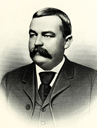 An engraving of James Henry Millis published in 1917. Image from the Internet Archive / N.C. Goverment & Heritage Library.