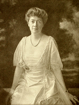 A photograph of John Motley Morehead, III's wife, Genevieve Margaret Birkhoff. Image from Archive.org.