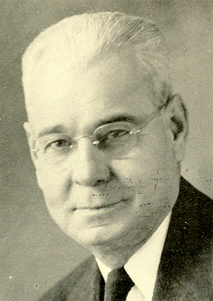 A photograph of Perry Morgan published in 1955