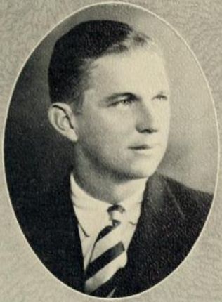 Senior portrait of William McNeal Nicholson, from the Trinity College of  Duke University yearbook <i>The Chanticleer</i>, Vol. XIV, published 1927 by the Senior Class, Duke University, Durham, NC. 