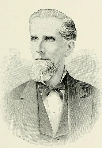 An engraving of James Graham Ramsay published in 1892. Image from Archive.org.