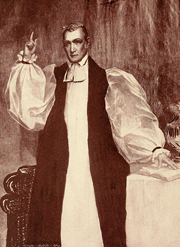 Portrait of John Stark Ravenscroft by Jacob Eicholtz, 1829-1830. Image from Archive.org.