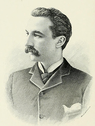 An engraving of Joseph Edward Robinson published in 1892. Image from the Internet Archive.