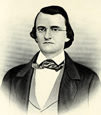 An engraving of Sion Hart Rogers published in 1917. Image from the Internet Archive / N.C. Goverment & Heritage Library.