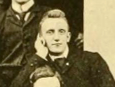 A photograph of Howard Edward Rondthaler from the 1893 University of North Carolina yearbook. Image from the Internet Archive.