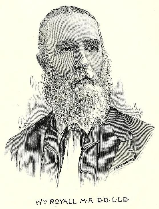 Image of William Royall, from North Carolina Baptist historical papers, vol. 1, [p.77], published 1897 by Henderson, N.C.: North Carolina Baptist Historical Society. Presented on Internet Archive.