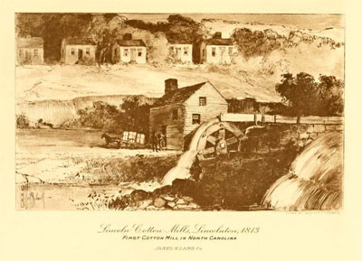 "Lincoln Cotton Mills, Lincolnton 1813," in Lamb's Textile Industries of the United States,</i> Vol. II, p. 330-331, edited by E. Everton Foster, published by James H. Lamb, Boston, 1916.  Presented on Archive.org. 