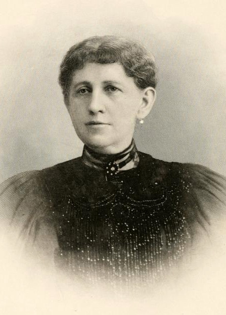 Image of Mary Bennett Smith, wife of W. A. Smith.  In Wilson's <i>Makers of America,<i/i> Vol. II, 1916.  From Archive.org.