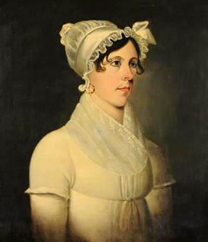 Portrait of Margaret Elizabeth Spaight, daughter of Richard Dobbs Spaight, by Jacob Marling, 1816-1818. Image from the North Carolina Museum of History. 